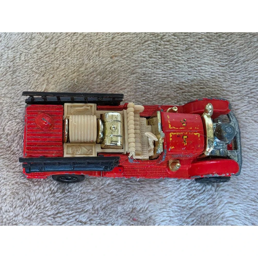 Hot Wheels Old Number 5 Fire Truck Red Diecast 1980 Vintage Toy Car